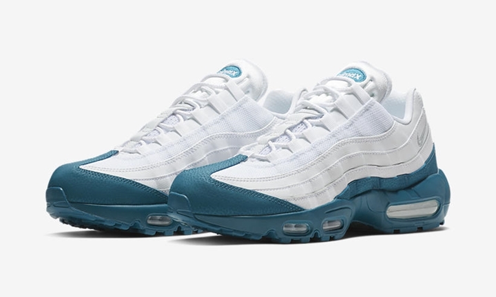 nike air max 95 white green abyss