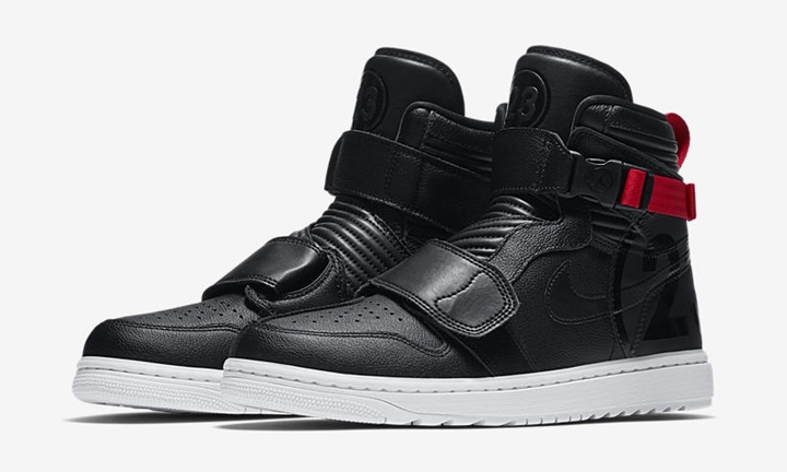 【オフィシャルイメージ】ナイキ エア ジョーダン 1 モト "ブラック/レッド" (NIKE AIR JORDAN 1 MOTO “Black/Red”) [AT3146-001]