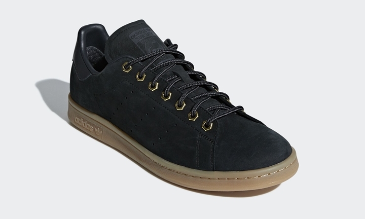 雨や雪に強い adidas Originals STAN SMITH “Core Black” (アディダス オリジナルス スタンスミス “コア ブラック”) [B37872]