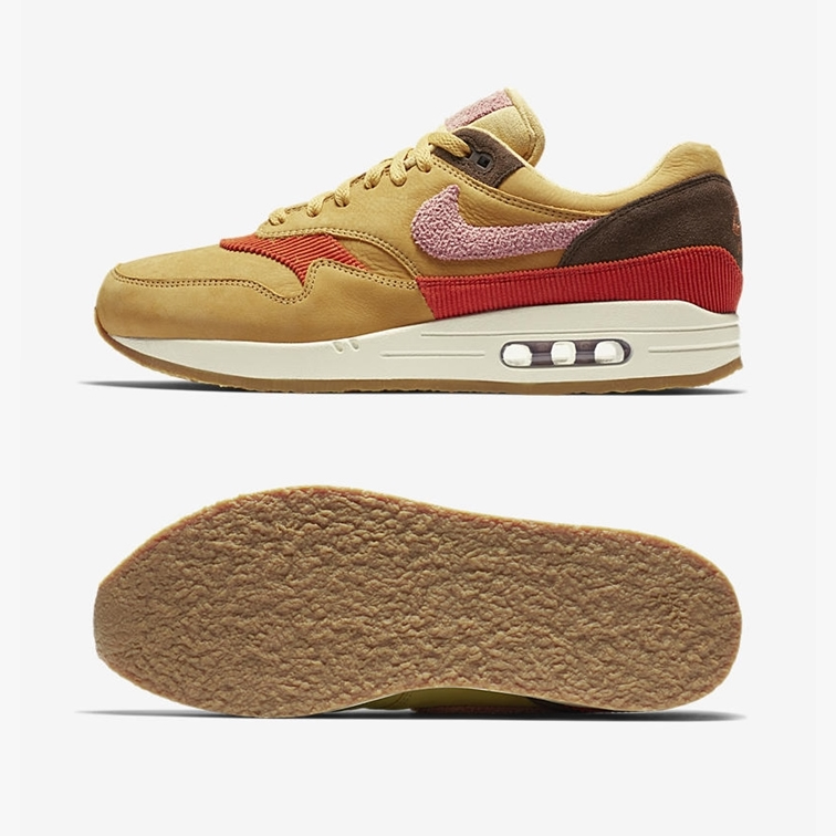 【オフィシャルイメージ】11月発売予定！ナイキ エア マックス 1 ”ウィート ゴールド” (NIKE AIR MAX 1 “Wheat Gold”) [CD7861-700]