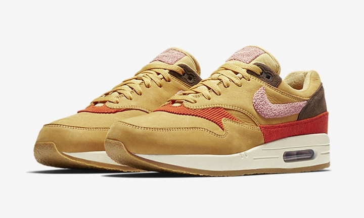 nike air max 1 wheat gold