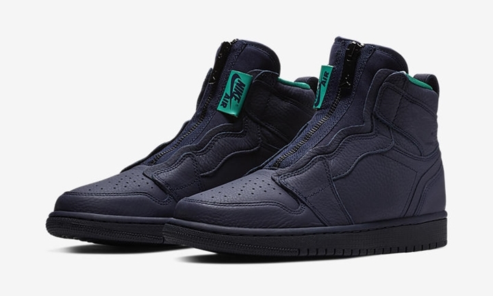 【オフィシャルイメージ】ナイキ ウィメンズ エア ジョーダン 1 ハイ ジップ “ブラックブルー” (NIKE WMNS AIR JORDAN 1 HIGH Zip “Blackened Blue”) [AQ3742-403]