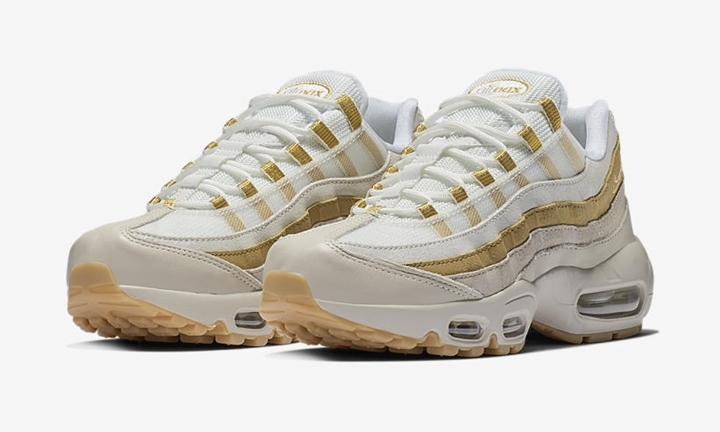 【オフィシャルイメージ】ナイキ ウィメンズ エア マックス 95 “デザート サンド/メタリック ゴールド” (NIKE WMNS AIR MAX 95 “Desert Sand/Metallic Gold”) [AV8428-001]