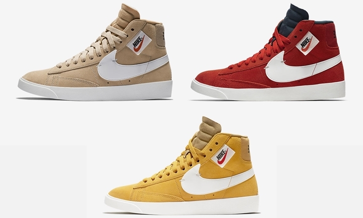 【オフィシャルイメージ】ナイキ ウィメンズ ブレーザー ミッド レベル 3カラー (NIKE WMNS BLAZER MID REBEL) [BQ4022-200,601,700]