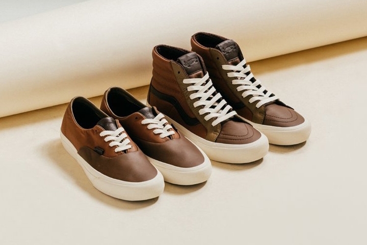 VANS VAULT REISSUE PREMIUM LEATHER “MULTI BROWN” PACK SK8-Hi/AUTHENTIC (バンズ ヴォルト プレミアム レザー “マルチ ブラウン”)