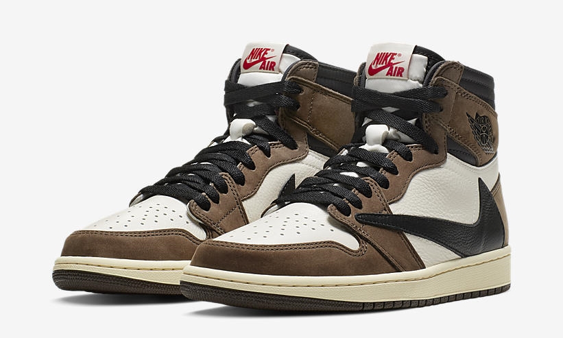 トラビス・スコット × ナイキ エア ジョーダン 1 レトロ ハイ OG TS SP "セイル/ダークモカ" (TRAVIS SCOTT NIKE AIR JORDAN 1 RETRO HIGH OG TS SP "Sail/Dark Mocha") [CD4487-100]