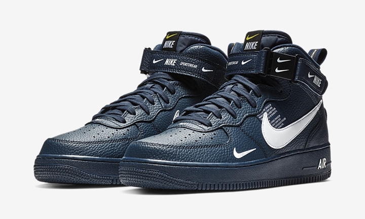 エアフォース1 MID  ネイビースエード　AIRFORCE1