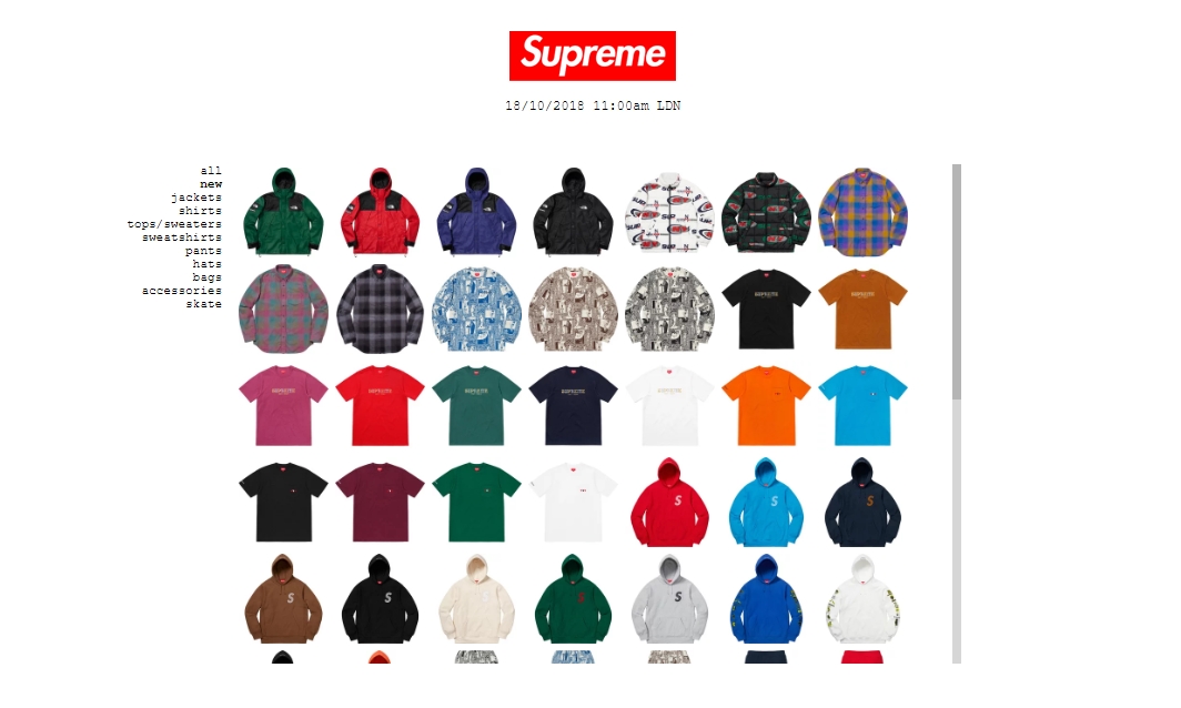 10/20発売！SUPREME × THE NORTH FACE 2018 F/W (シュプリーム ザ・ノース・フェイス) & 2018 FALL/WINTER レギュラーアイテム一覧！