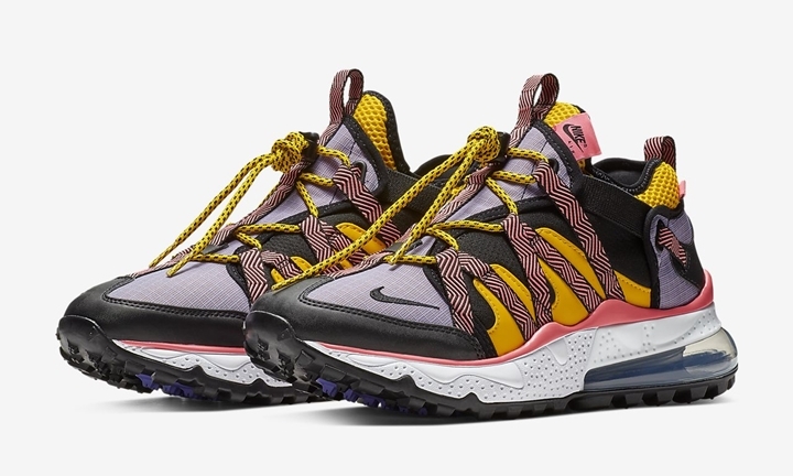 【オフィシャルイメージ】ナイキ エア マックス 270 ボウフィン “アトミック ヴァイオレット/アマリロ” (NIKE AIR MAX 270 BOWFIN “Atomic Violet/Amarillo”) [AJ7200-004]