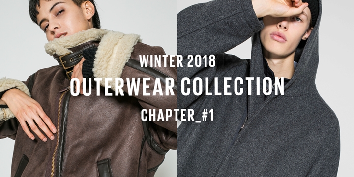 monkey time WINTER 2018 OUTERWEAR COLLECTION Chapter#1が公開 (モンキータイム)