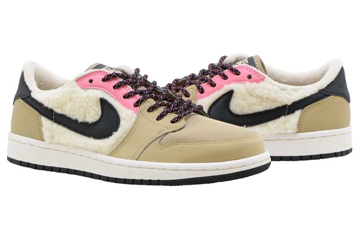 2018年 ホリデーモデル！ナイキ ウィメンズ エア ジョーダン 1 レトロ ロー OG "パラシュート ベージュ" (NIKE WMNS AIR JORDAN 1 RETRO LOW OG "Parachute Beige") [AQ0828-200]