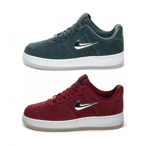 【オフィシャルイメージ】ナイキ ウィメンズ エア フォース 1 07 ロー プレミアム LX (NIKE WMNS AIR FORCE 1 07 LOW PREMIUM LX “Faded Spruce/Team Red”) [AO3814-300,600]