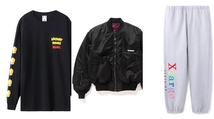 【ALPHA INDUSTRIES/ルーニー・テューンズ コラボ】XLARGE/X-girl コラボ/レギュラーアイテムが10/26から発売 (エクストララージ エックスガール)