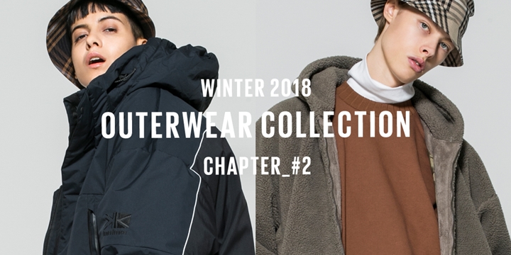 monkey time WINTER 2018 OUTERWEAR COLLECTION Chapter #2 が公開 (モンキータイム)
