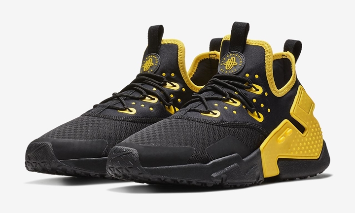 nike air huarache drift black and yellow