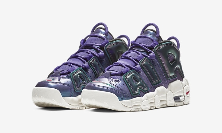 【オフィシャルイメージ】ナイキ GS エア モア アップテンポ “コートパープル” (NIKE GS AIR MORE UPTEMPO “Court Purple”) [922845-500]