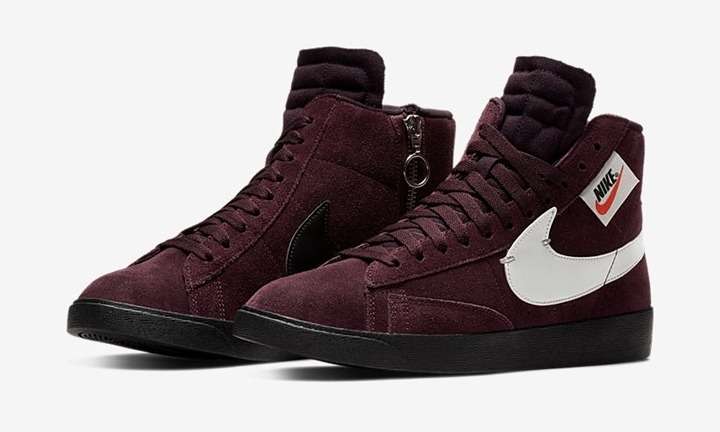 【オフィシャルイメージ】ナイキ ウィメンズ ブレーザー ミッド レベル "バーガンディ クラッシュ" (NIKE WMNS BLAZER MID REBEL "Burgundy Crush") [BQ4022-600]