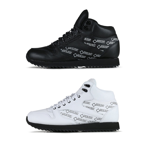 REEBOK CLASSIC LEATHER MID RIPPLE GORE-TEX “White/Black” (リーボック クラシックレザー ミッド リップル ゴアテックス “ホワイト/ブラック”) [CN3949,3950]