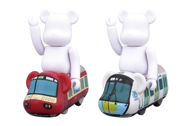 電車型のBE@RBRICK！ベアブリックが乗車可能なゼンマイで走る「BE@RBRICKTRAIN」が発売中！