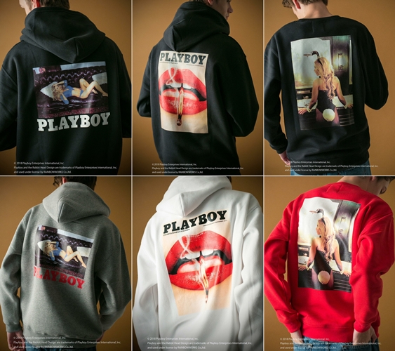 PLAYBOY × monkey time コラボスウェット 3型が12月上旬発売 (プレイボーイ モンキータイム)