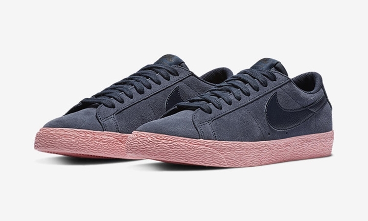 【オフィシャルイメージ】ナイキ SB ブレーザー ズーム ロー “オブシディアン/エレメンタル ピンク” (NIKE SB BLAZER ZOOM LOW “Obsidian/Elemental Pink”) [864347-402]