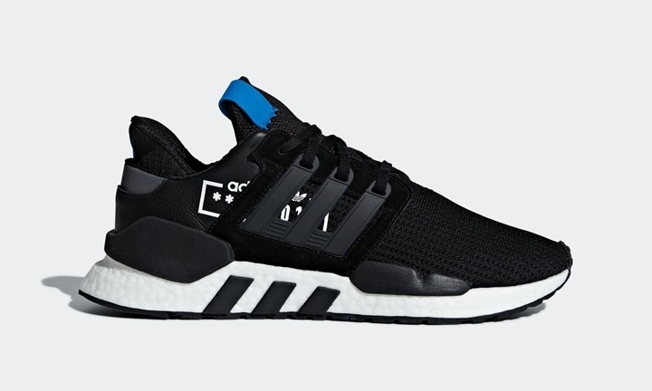 11/22発売！adidas Originals EQT SUPPORT 91/18 “Core Black/Blue Bird” (アディダス オリジナルス エキップメント サポート “コア ブラック/ブルー バード”) [D97061]