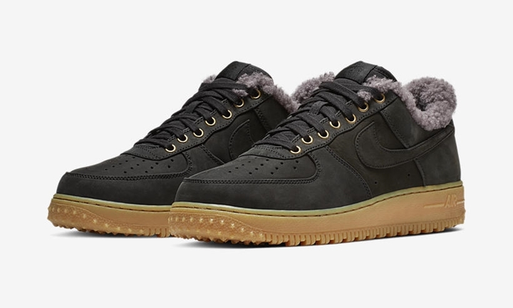 【オフィシャルイメージ】ナイキ エア フォース 1 ロー プレミアム ウィンター “ブラック/サンダー ブルー” (NIKE AIR FORCE 1 LOW PREMIUM WINTER “Black/Thunder Blue”) [BV0131-001]