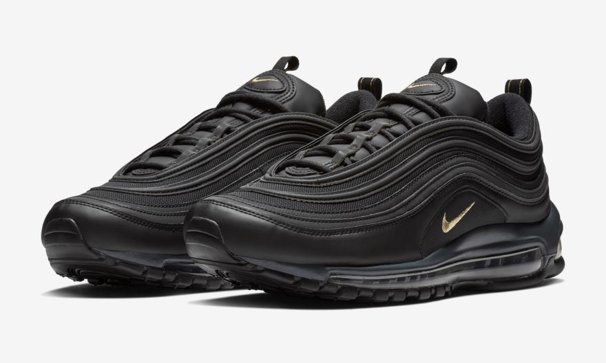 【オフィシャルイメージ】ナイキ エア マックス 97 “ブラック/メタリックゴールド” (NIKE AIR MAX 97 “Black/Metallic Gold”) [BQ4580-001]