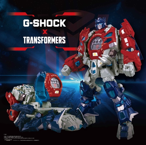 オプティマスプライムが時計と合体！G-SHOCK × TRANSFORMERSが12/8発売 (Gショック ジーショック トランスフォーマー DW-6900TF-SET)