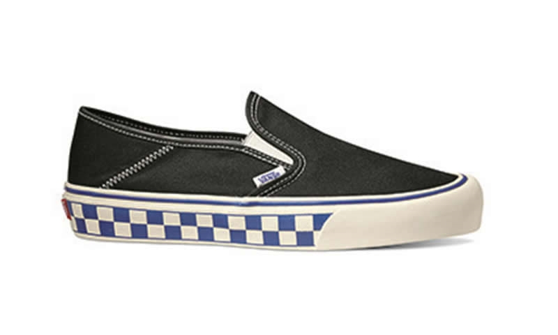 VANS SLIP-ON SF CHECKER “Black” (バンズ スリッポン SF チェッカー “ブラック”)