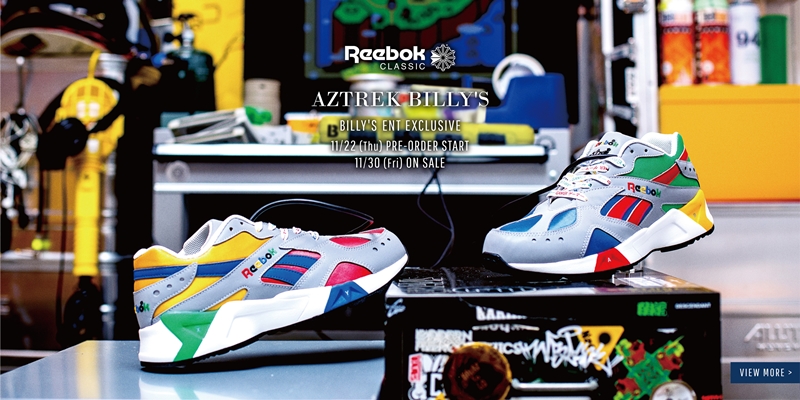 11/30発売！BILLY’S 限定 REEBOK AZTREK (リーボック アズトレック) [DV5380]