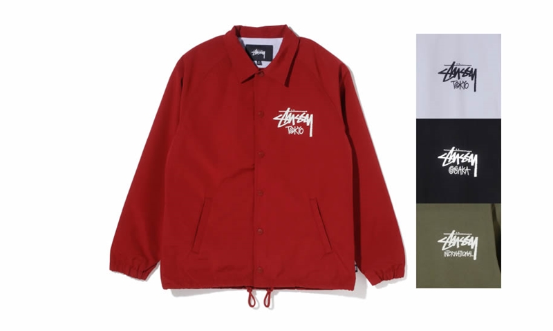 STUSSYから、オールドストックに「Tokyo/Osaka/International」のロゴを添えたストックチャプターパック 2018 ホリデーが発売 (ステューシー)