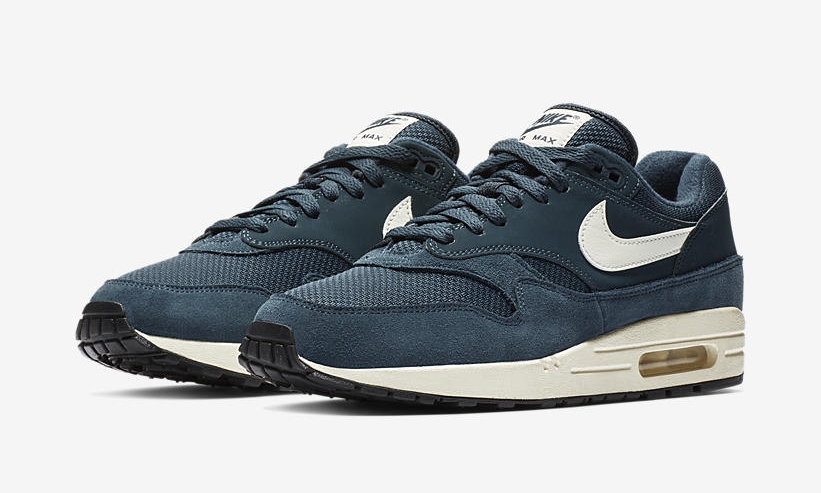 【オフィシャルイメージ】ナイキ エア マックス 1 ”ダークブルー/セイル” (NIKE AIR MAX 1 “Dark Blue/Sail”) [AH8145-401]