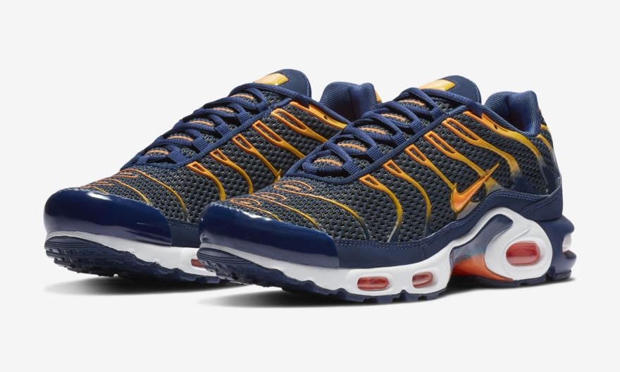 【オフィシャルイメージ】ナイキ エア マックス プラス “ブルーヴォイド/ユニバーシティゴールド” (NIKE AIR MAX PLUS “Blue Void/University Gold”) [852630-408]