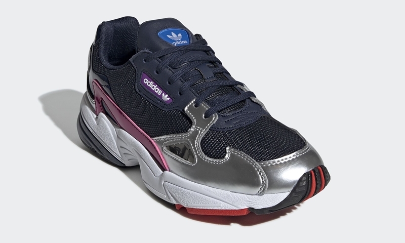 12/6発売！adidas Originals WMNS FALCON “College Navy/Silver Met” (アディダス オリジナルス ウィメンズ ファルコン “カレッジネイビー/シルバーメット”) [CG6213]