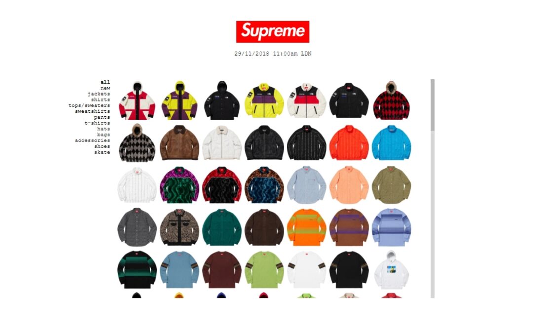 12/1発売！SUPREME × THE NORTH FACE Part2 (シュプリーム ザ・ノース・フェイス) 2018 FALL/WINTER レギュラーアイテム一覧！