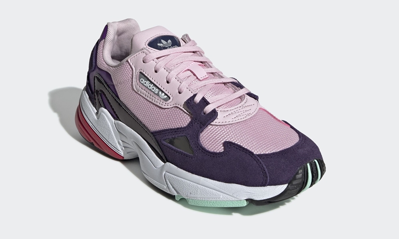 12/6発売！adidas Originals WMNS FALCON “Clear Pink/Legend Purple” (アディダス オリジナルス ウィメンズ ファルコン “クリアピンク/レジェンドパープル”) [BD7825]