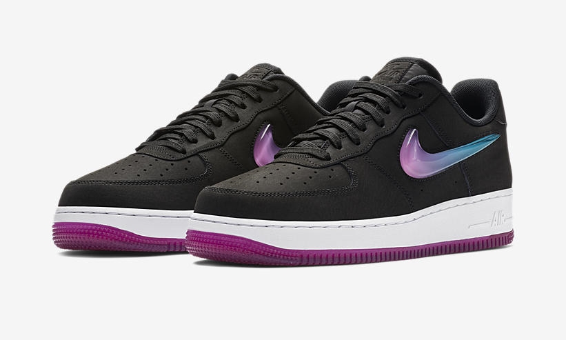 【オフィシャルイメージ】ナイキ エア フォース 1 ロー 07 プレミアム “ブラック/アクティブフクシャ” (NIKE AIR FORCE 1 LOW 07 PREMIUM “Black/Active Fuchsia”) [AT4143-001]