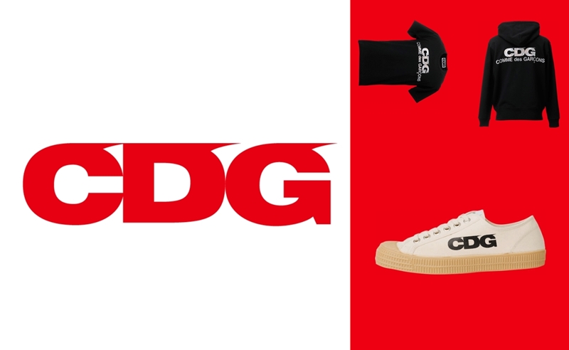 COMME des GARCONS 新ブランド「CDG」から ホログラムロゴTEEやムーンスターコラボスニーカーが12/5発売 (コム デ ギャルソン)