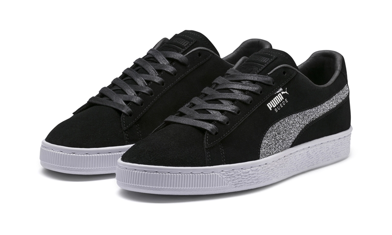 スワロフスキークリスタルをラインに散りばめたPUMA SUEDE CLASSIC “Swarovski” (プーマ スエード クラシック “スワロフスキー”) [366324-01]