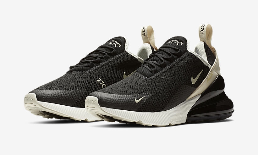 【オフィシャルイメージ】ナイキ ウィメンズ エア マックス 270 “ブラック/ライトボーン” (NIKE WMNS AIR MAX 270 “Black/Light Bone”) [AH6789-010]