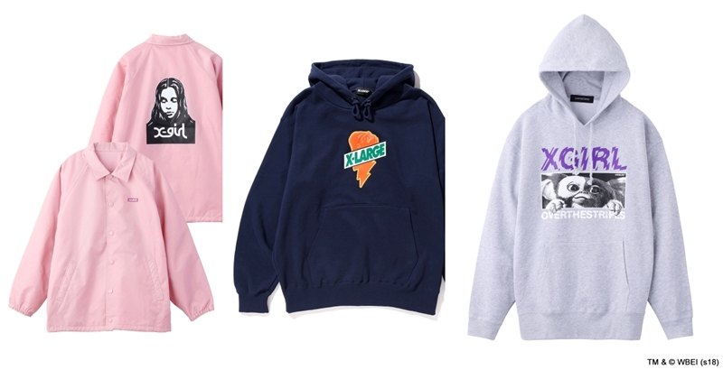 【グレムリン コラボ】XLARGE/X-girl コラボ/レギュラーアイテムが12/7から発売 (エクストララージ エックスガール)