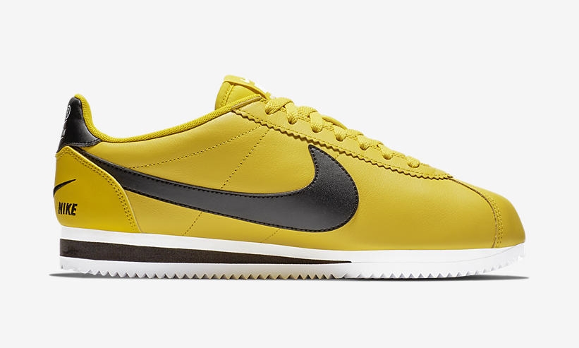 nike cortez premium bright citron