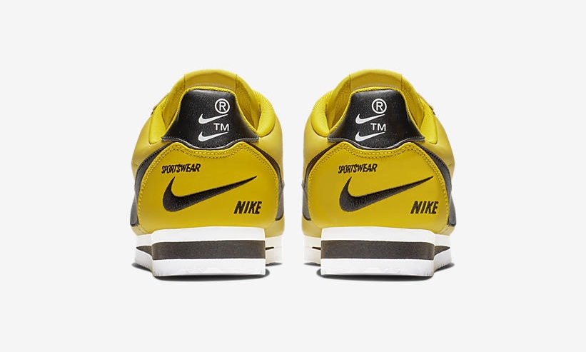 nike cortez premium bright citron