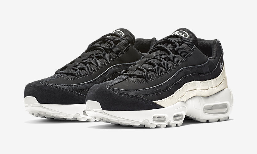 【オフィシャルイメージ】ナイキ ウィメンズ エア マックス 95 プレミアム “ブラック/スプルースオーラ” (NIKE WMNS AIR MAX 95 PREMIUM “Black/Spruce Aura”) [807443-017]