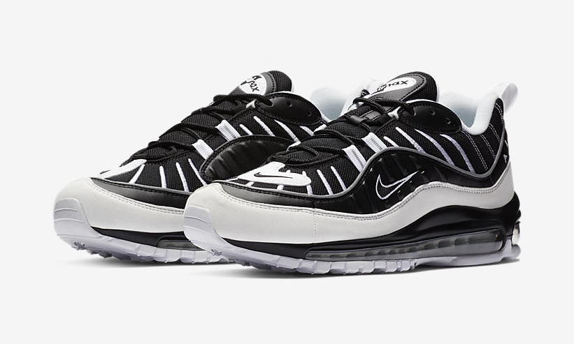 【オフィシャルイメージ】1月発売！ナイキ エア マックス 98 “ブラック/ホワイト” (NIKE AIR MAX 98 “Black/White”) [640744-010]