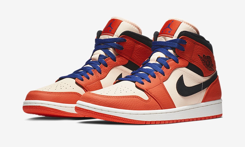 【オフィシャルイメージ】ナイキ エア ジョーダン 1 ミッド SE “チームオレンジ/ブラック” (NIKE AIR JORDAN 1 MID “Team Orange/Black”) [852542-800]