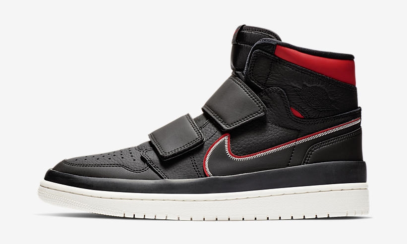 【オフィシャルイメージ】ナイキ エア ジョーダン 1 RE ハイ ダブル ストラップ “ブラック/ジムレッド” (NIKE AIR JORDAN 1 RE HIGH Double Strap “Black/Gum Red”) [AQ7924-016]