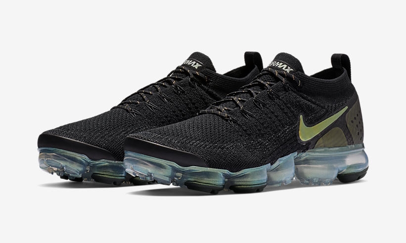 【オフィシャルイメージ】ナイキ エア ヴェイパーマックス 2 フライニット “ブラック/メタリックゴールド” (NIKE AIR VAPORMAX 2 FLYKNIT “Black/Metallic Gold”) [942842-015]