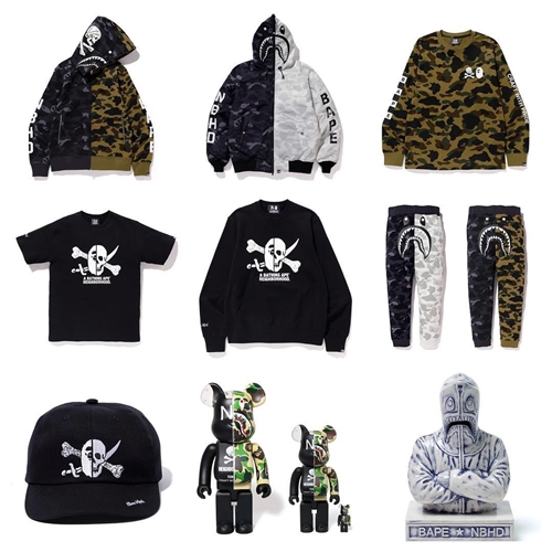 NEIGHBORHOOD × A BATHING APE コラボコレクションが1/2発売予定 (ネイバーフッド ア ベイシング エイプ)